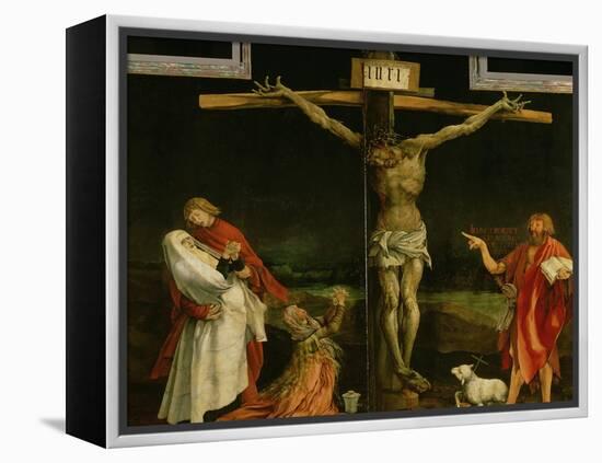 The Crucifixion, from the Isenheim Altarpiece, circa 1512-15-Matthias Grünewald-Framed Premier Image Canvas