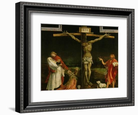 The Crucifixion, from the Isenheim Altarpiece, circa 1512-15-Matthias Grünewald-Framed Premium Giclee Print