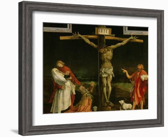 The Crucifixion, from the Isenheim Altarpiece, circa 1512-15-Matthias Grünewald-Framed Giclee Print