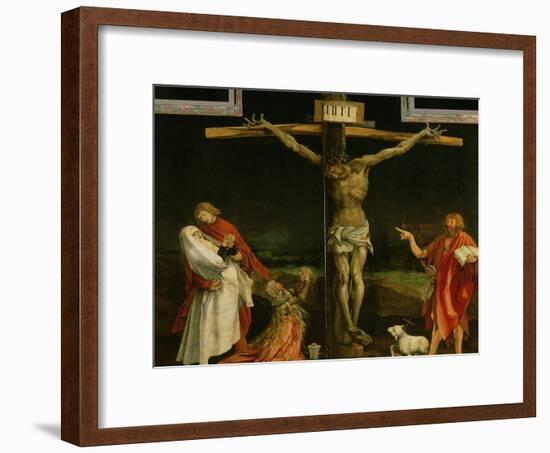 The Crucifixion, from the Isenheim Altarpiece, circa 1512-15-Matthias Grünewald-Framed Giclee Print