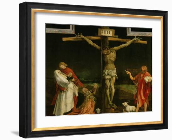 The Crucifixion, from the Isenheim Altarpiece, circa 1512-15-Matthias Grünewald-Framed Giclee Print