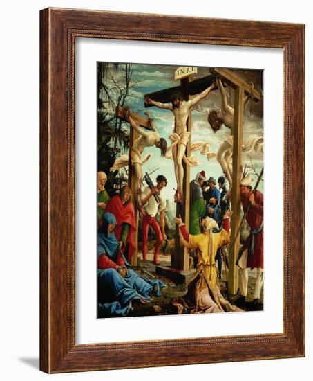 The Crucifixion, from the Saint Sebastian Altar, 1518-Albrecht Altdorfer-Framed Giclee Print