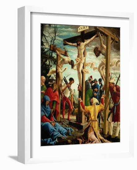 The Crucifixion, from the Saint Sebastian Altar, 1518-Albrecht Altdorfer-Framed Giclee Print