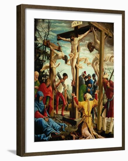 The Crucifixion, from the Saint Sebastian Altar, 1518-Albrecht Altdorfer-Framed Giclee Print