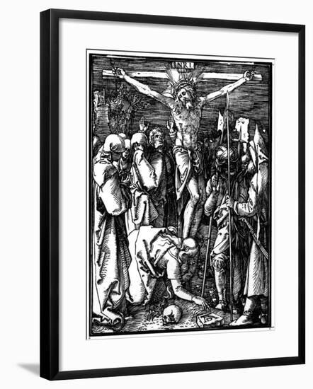 The Crucifixion, from the Small Passion, C.1509-11-Albrecht Dürer-Framed Giclee Print