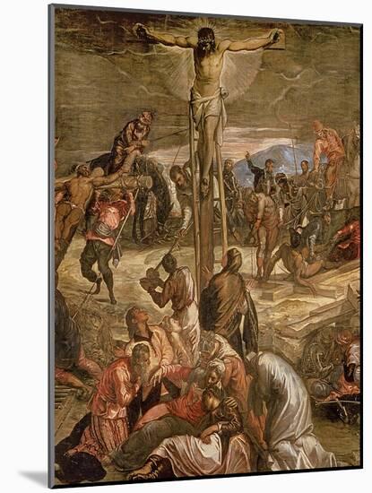 The Crucifixion of Christ, 1565-Jacopo Robusti Tintoretto-Mounted Giclee Print