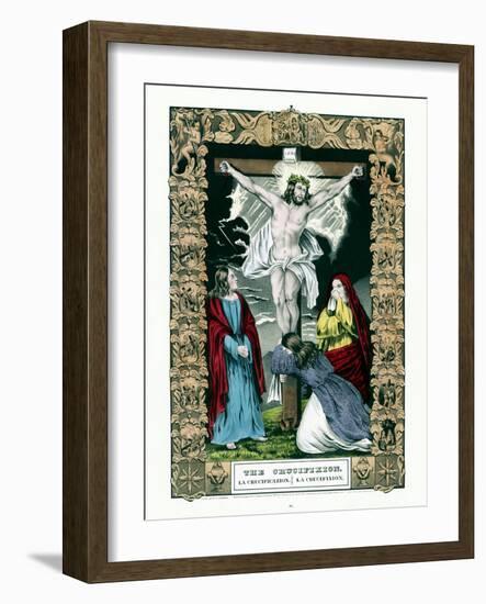 The Crucifixion of Jesus Christ.-Stocktrek Images-Framed Art Print