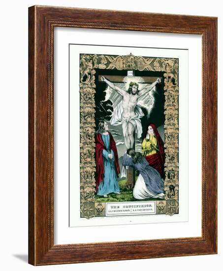 The Crucifixion of Jesus Christ.-Stocktrek Images-Framed Art Print