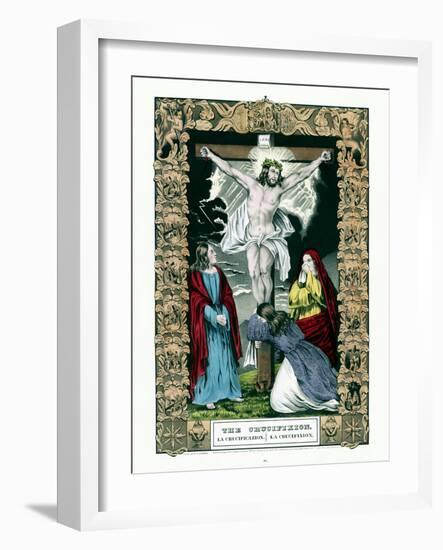 The Crucifixion of Jesus Christ.-Stocktrek Images-Framed Art Print