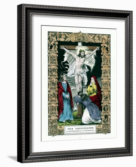 The Crucifixion of Jesus Christ.-Stocktrek Images-Framed Art Print