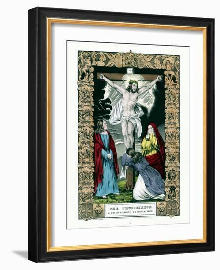 The Crucifixion of Jesus Christ.-Stocktrek Images-Framed Art Print