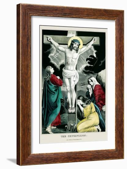 The Crucifixion of Jesus Christ.-Stocktrek Images-Framed Art Print