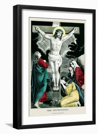 The Crucifixion of Jesus Christ.-Stocktrek Images-Framed Art Print