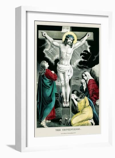 The Crucifixion of Jesus Christ.-Stocktrek Images-Framed Art Print