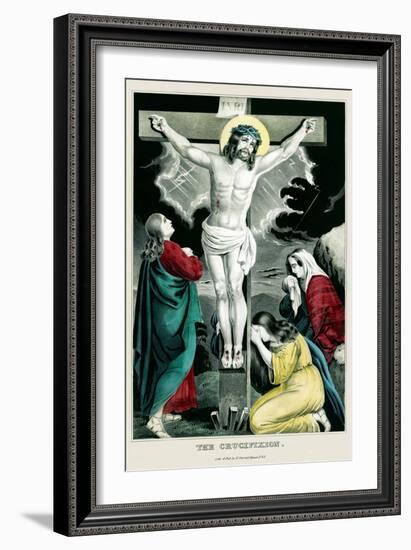 The Crucifixion of Jesus Christ.-Stocktrek Images-Framed Art Print