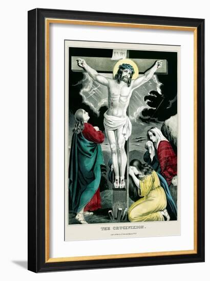 The Crucifixion of Jesus Christ.-Stocktrek Images-Framed Art Print