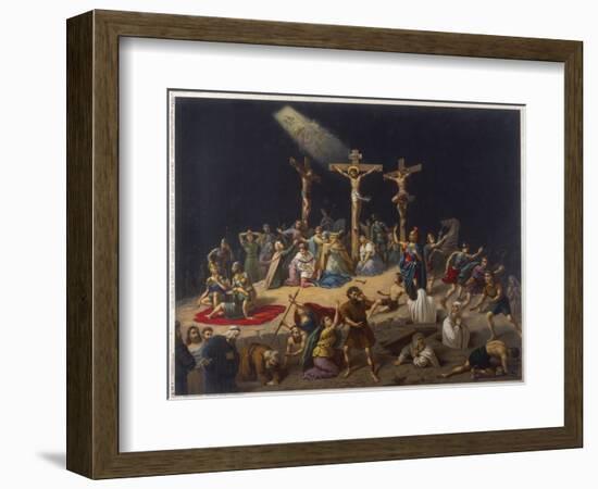 The Crucifixion of Jesus Enables the Resurrection of the Dead-null-Framed Art Print