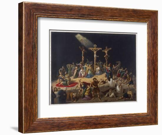 The Crucifixion of Jesus Enables the Resurrection of the Dead-null-Framed Art Print