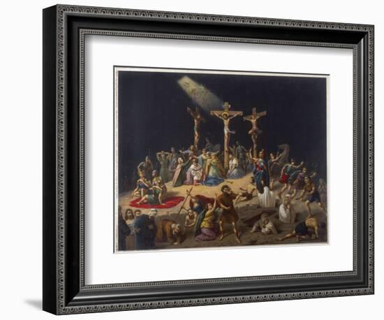 The Crucifixion of Jesus Enables the Resurrection of the Dead-null-Framed Art Print