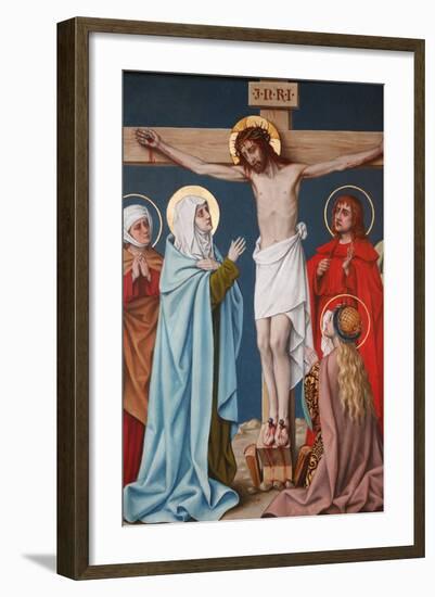 The Crucifixion of Jesus, Holy Blood Basilica, Bruges, West Flanders, Belgium, Europe-Godong-Framed Photographic Print