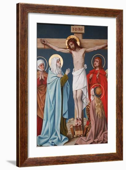 The Crucifixion of Jesus, Holy Blood Basilica, Bruges, West Flanders, Belgium, Europe-Godong-Framed Photographic Print