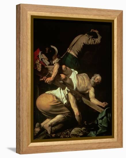 The Crucifixion of St. Peter, 1600-01-Caravaggio-Framed Premier Image Canvas