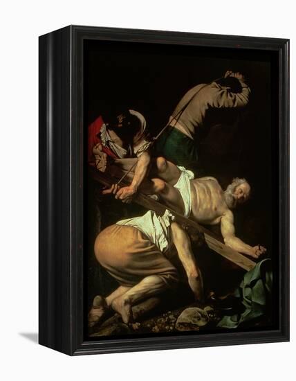 The Crucifixion of St. Peter, 1600-01-Caravaggio-Framed Premier Image Canvas