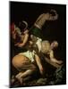 The Crucifixion of St. Peter, 1600-01-Caravaggio-Mounted Giclee Print