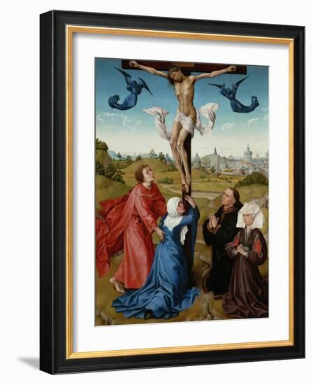 The Crucifixion (The Crucifixion Triptyc), C. 1440-Rogier van der Weyden-Framed Giclee Print