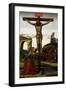 The Crucifixion with Mary Magdalene, C.1500-05-Luca Signorelli-Framed Giclee Print