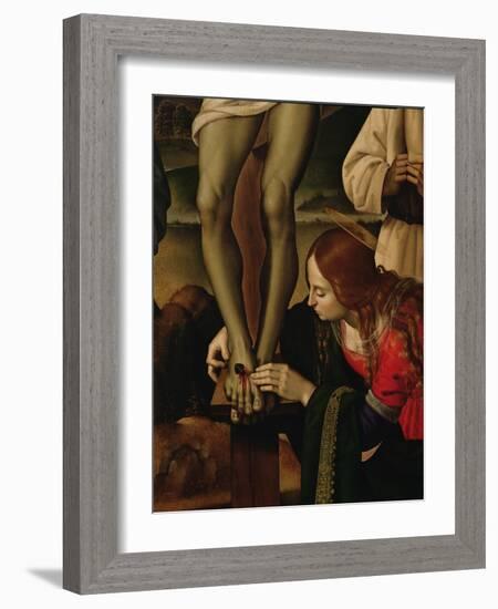 The Crucifixion with Saints, c.1480-1500-Pietro Perugino-Framed Giclee Print