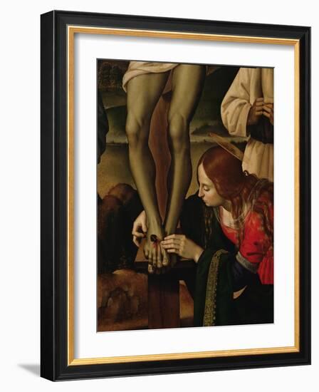 The Crucifixion with Saints, c.1480-1500-Pietro Perugino-Framed Giclee Print