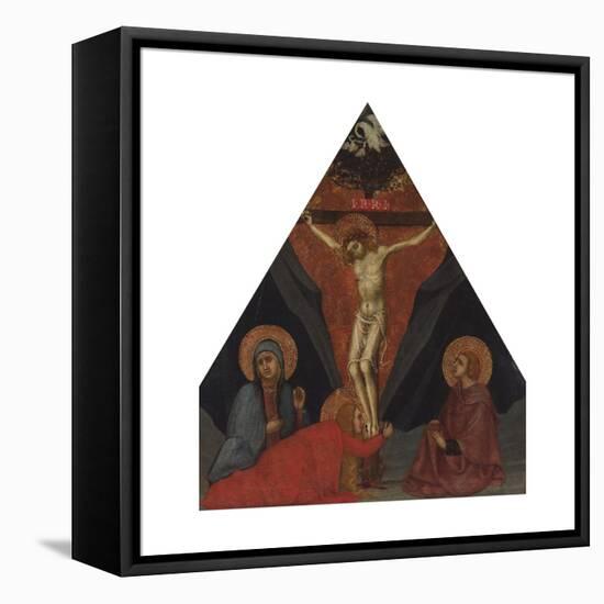The Crucifixion with the Virgin, Mary Magdalene and St. John the Evangelist, Ca 1400-Andrea di Bartolo-Framed Premier Image Canvas