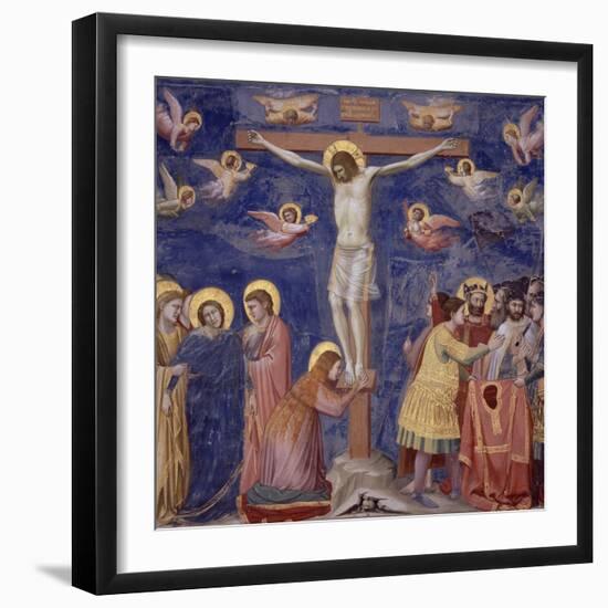 The Crucifixion-Giotto di Bondone-Framed Giclee Print