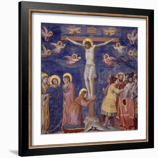 The Crucifixion-Giotto di Bondone-Framed Giclee Print