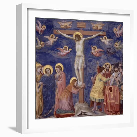 The Crucifixion-Giotto di Bondone-Framed Giclee Print