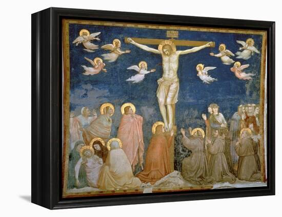 The Crucifixion-Giotto di Bondone-Framed Premier Image Canvas