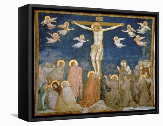 The Crucifixion-Giotto di Bondone-Framed Premier Image Canvas