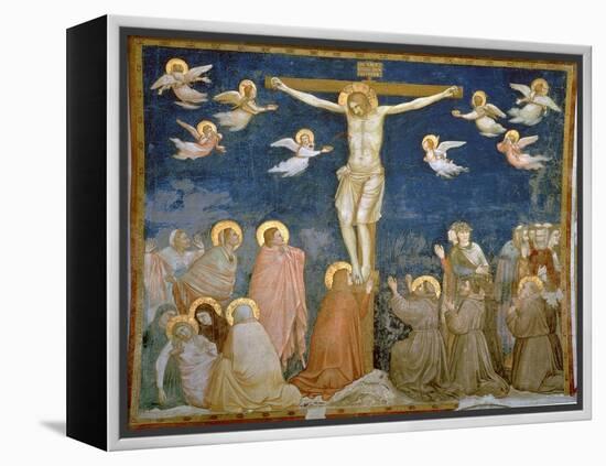 The Crucifixion-Giotto di Bondone-Framed Premier Image Canvas