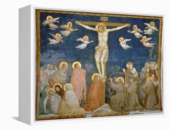 The Crucifixion-Giotto di Bondone-Framed Premier Image Canvas