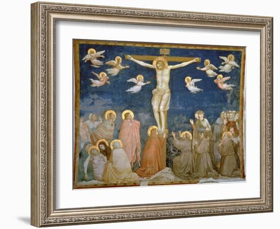 The Crucifixion-Giotto di Bondone-Framed Giclee Print