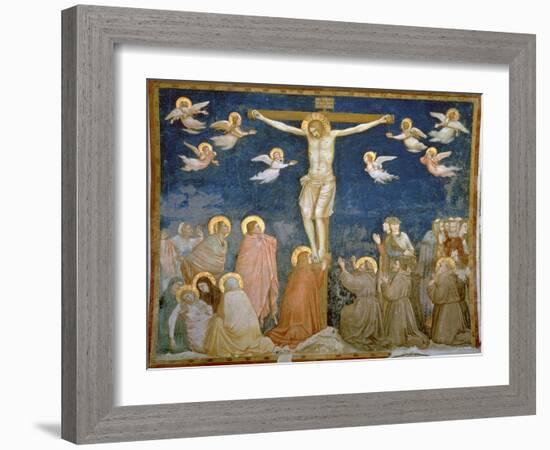 The Crucifixion-Giotto di Bondone-Framed Giclee Print