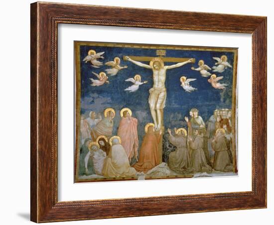 The Crucifixion-Giotto di Bondone-Framed Giclee Print