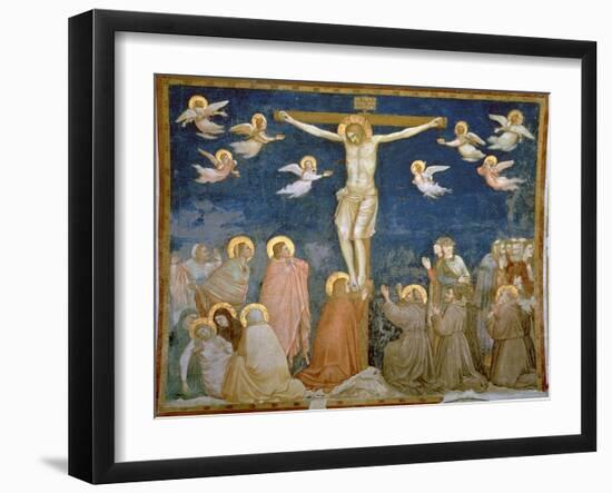 The Crucifixion-Giotto di Bondone-Framed Giclee Print