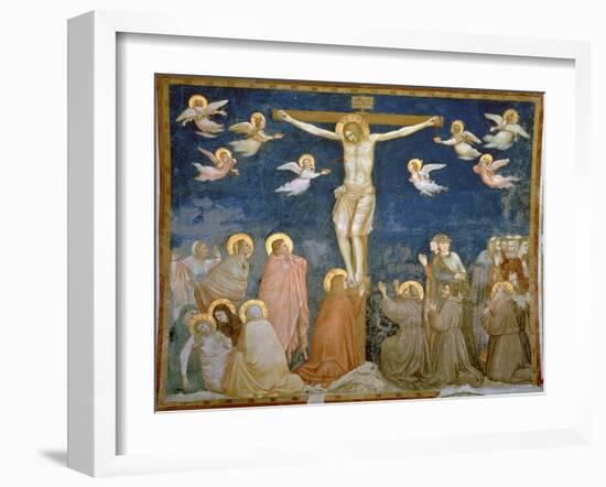 The Crucifixion-Giotto di Bondone-Framed Giclee Print