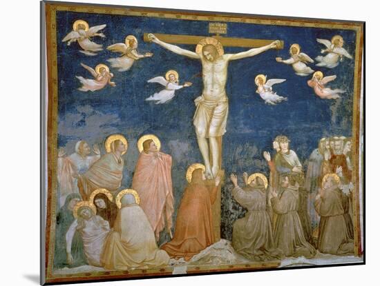 The Crucifixion-Giotto di Bondone-Mounted Giclee Print