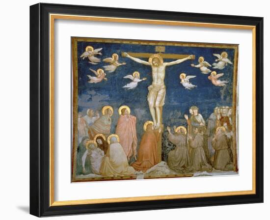 The Crucifixion-Giotto di Bondone-Framed Giclee Print