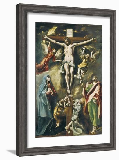 The Crucifixion-El Greco-Framed Art Print