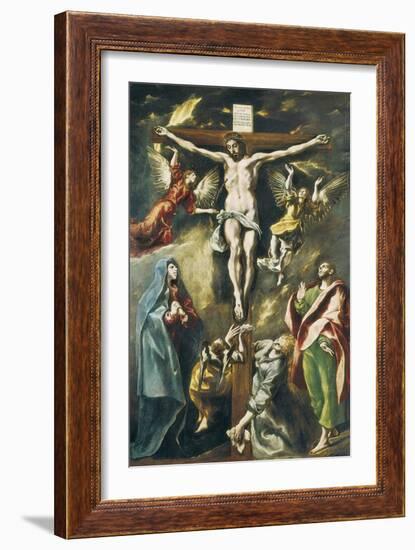 The Crucifixion-El Greco-Framed Art Print