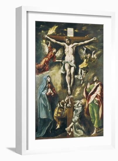 The Crucifixion-El Greco-Framed Art Print